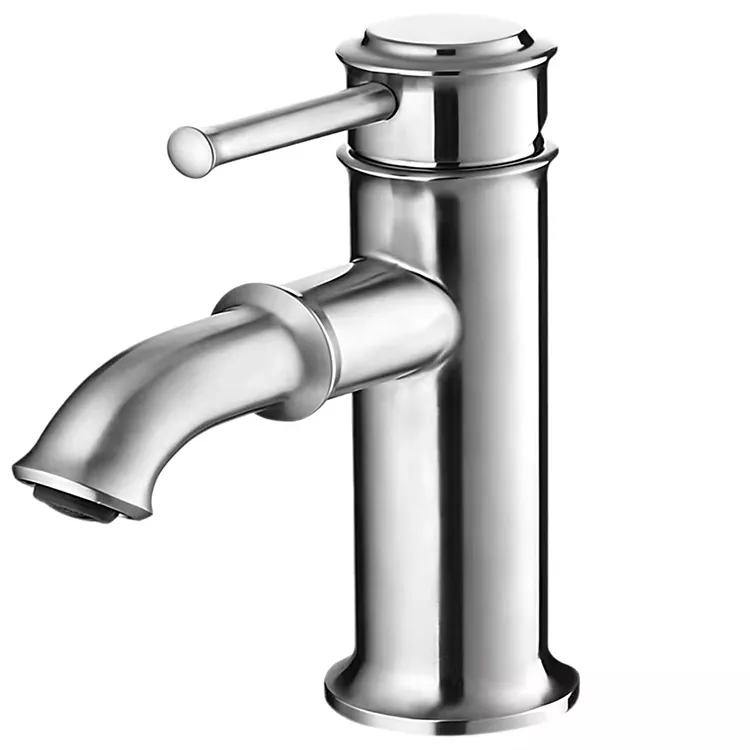 Bambu Mafsallı Tek Delikli Sıcak ve Soğuk Lavabo Bataryası