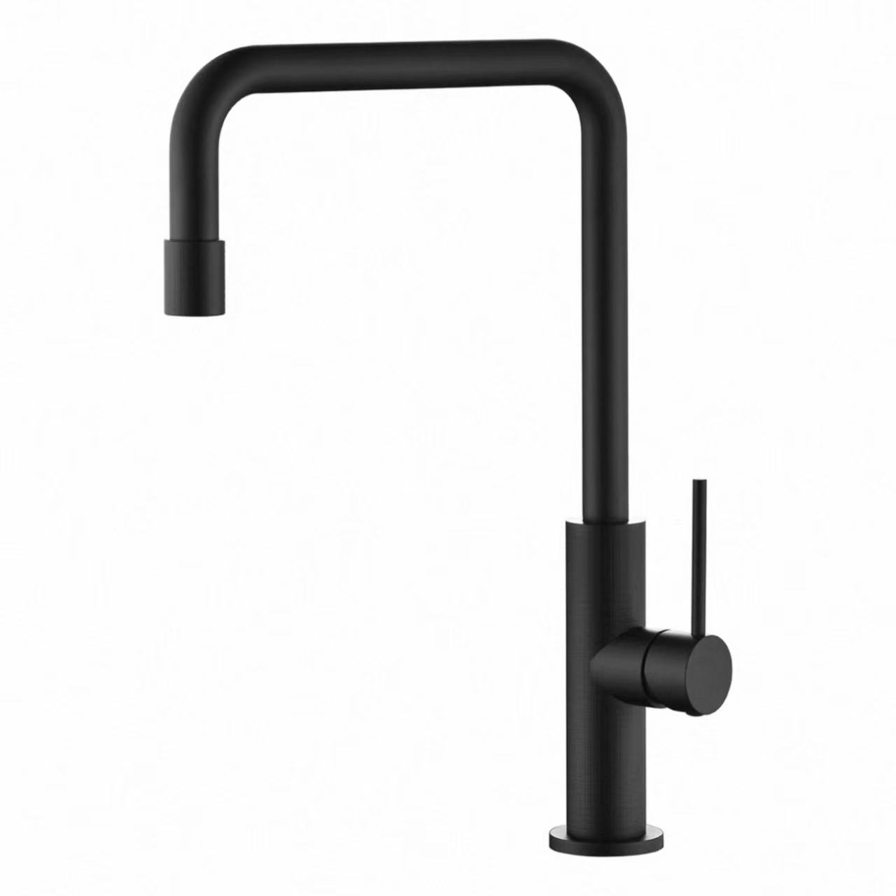 Minimalist L Şekilli Boru Tırtıllı Mutfak Sıcak ve Soğuk Musluk Minimalist L Şekilli Boru Tırtıllı Mutfak Sıcak ve Soğuk Musluk