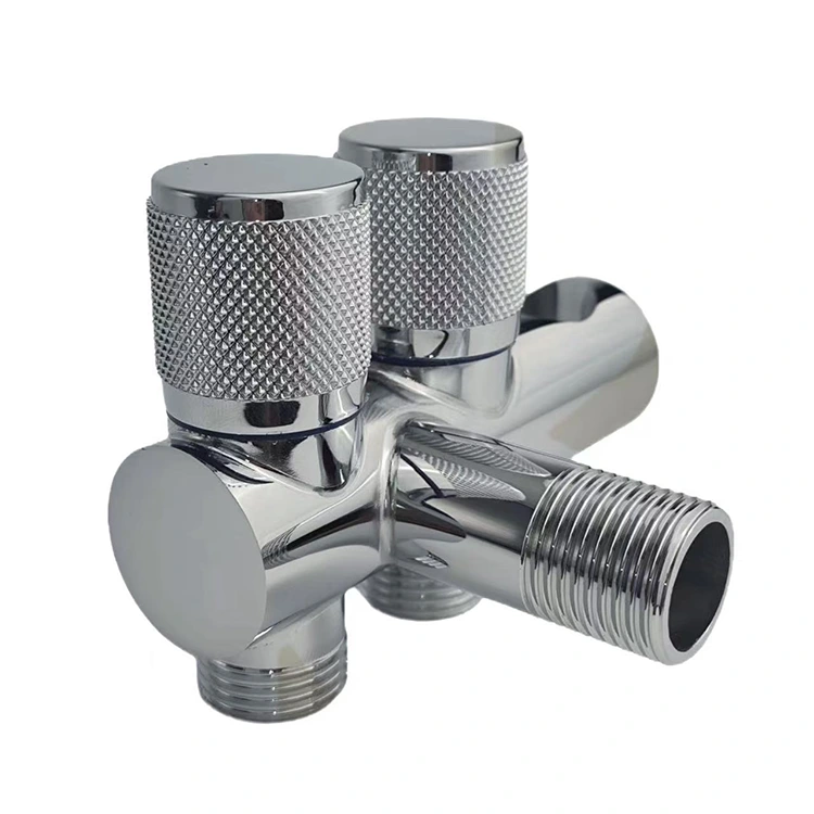 Duvara Monte Çift Açılı Vana